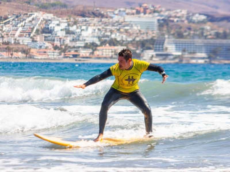 Leçon de surf à Playa del Ingles à Maspalomas