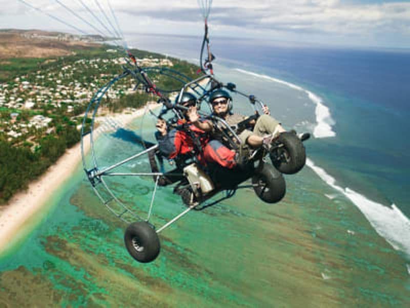 Billet Survol du lagon de Saint-Gilles en paramoteur depuis La Saline-les-Bains, La Réunion