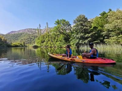 Location de kayak sur la Cetina au départ d’Omiš