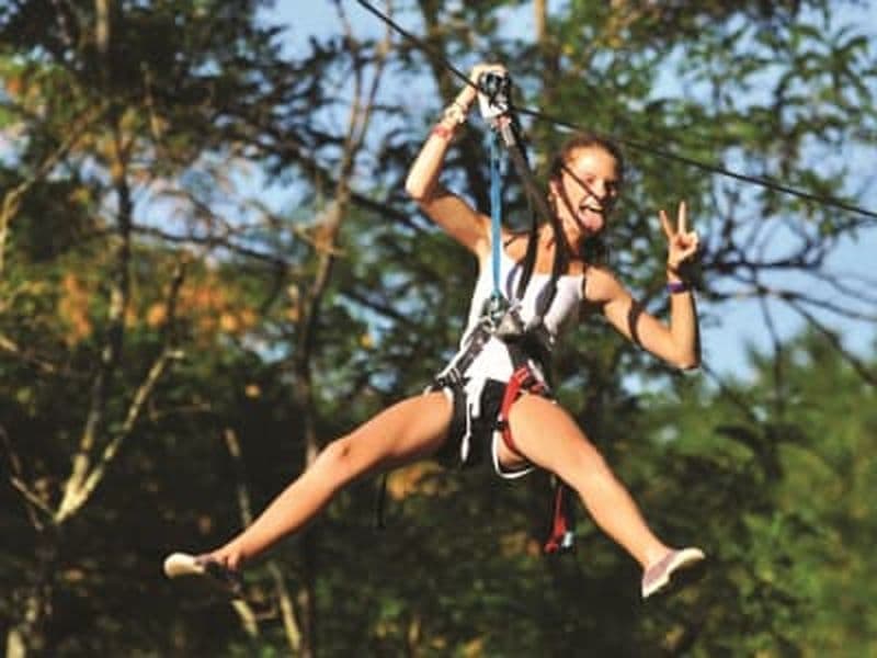 Parc accrobranche à Vallon-Pont-d’Arc, Ardèche
