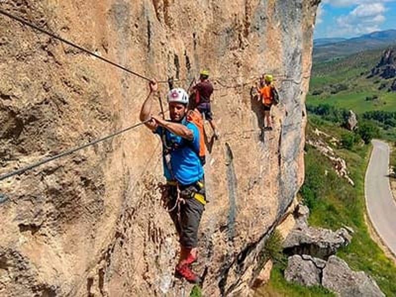 Billet Via Ferrata Croqueta de Obarra niveau K4 à Beranuy (Huesca), Pyrénées aragonaises