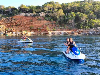 Excursion en Jet Ski de San Antoni de Portmany à Cala Salada, Ibiza