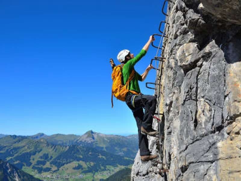 Via ferrata Schützensteig sur le Jenner, près de Salzbourg