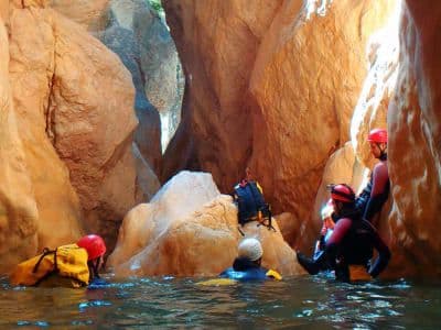 Canyoning aux gorges de Peonera dans la Sierra de Guara