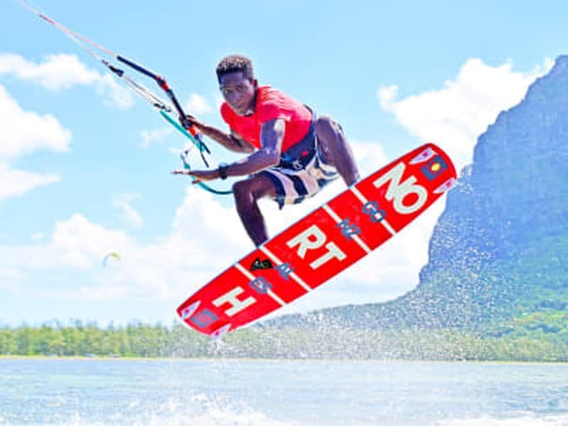 Cours privés de kitesurf au Morne, Île Maurice