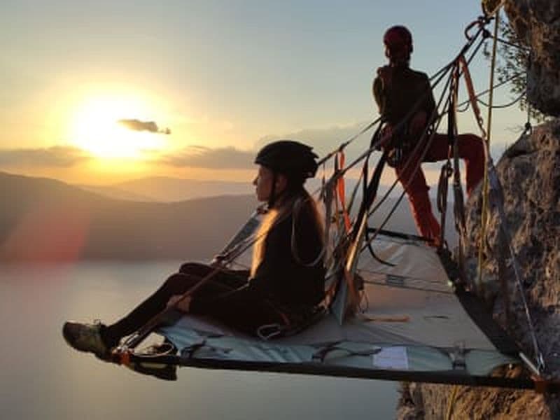Billet Nuit insolite en portaledge au Lac du Bourget près d’Aix-les-Bains