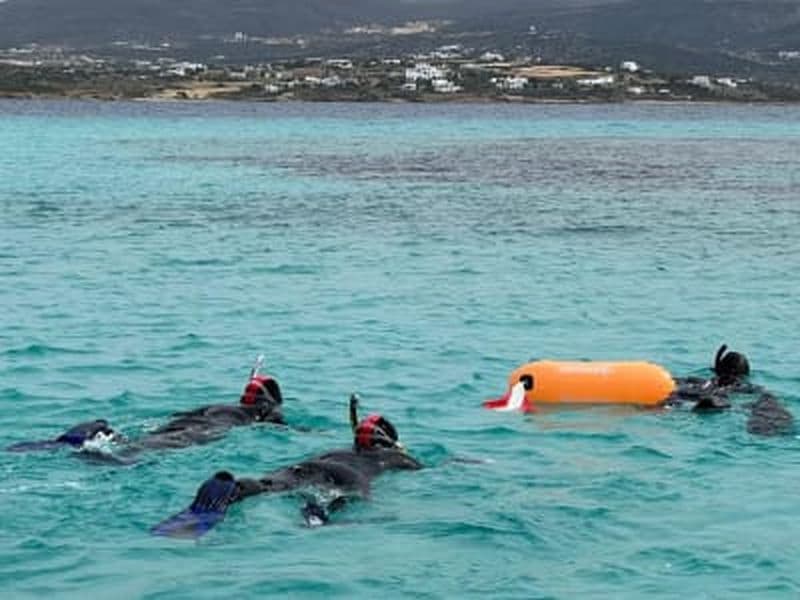 Excursion guidée de snorkeling au départ d'Aliki à Paros