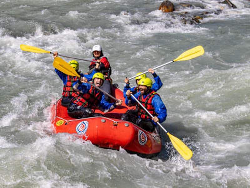 Rafting sur la rivière Dora Baltea, Vallée d'Aoste