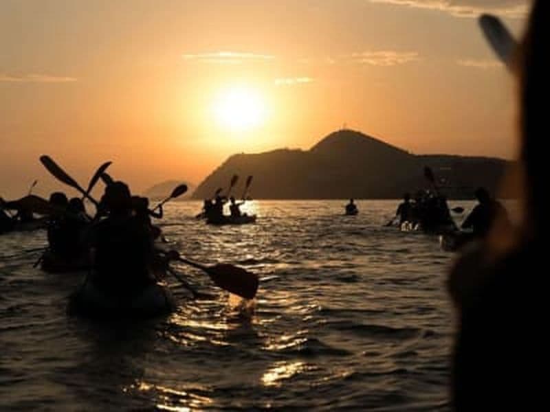 Billet Excursion en kayak au coucher du soleil de Dubrovnik à la grotte de Betina