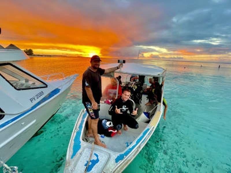 Billet Plongée exploration au coucher du soleil dans la passe de Tikehau