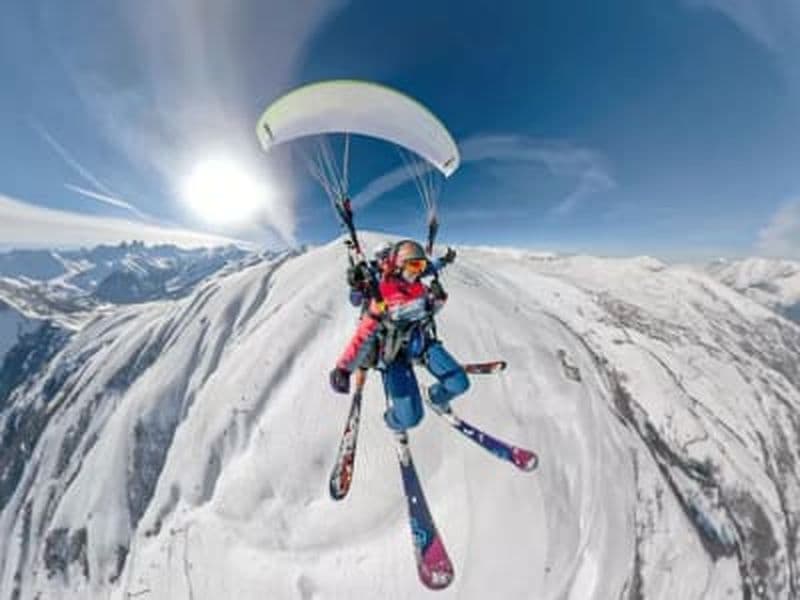 Billet Vol en parapente hiver à Courchevel ou Méribel, Les Trois Vallées