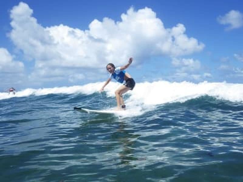 Cours particuliers de surf sur la Presqu'île de la Caravelle, Martinique