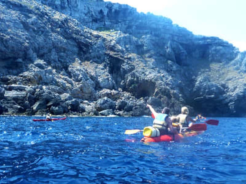 Billet Excursion en kayak de mer depuis Fornells à Minorque