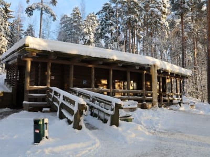 Billet Découverte du sauna à fumée et randonnée guidée dans le parc national de Sipoonkorpi depuis Helsinki