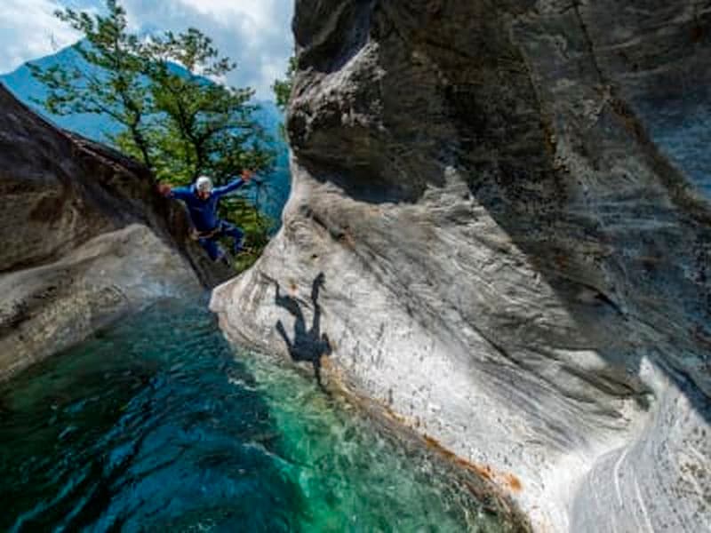 Canyon familial de Boggera à côté de Locarno, Tessin