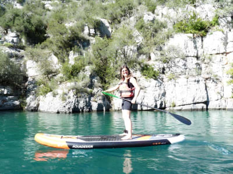 Location de stand up paddle dans les Gorges du Verdon à Montpezat