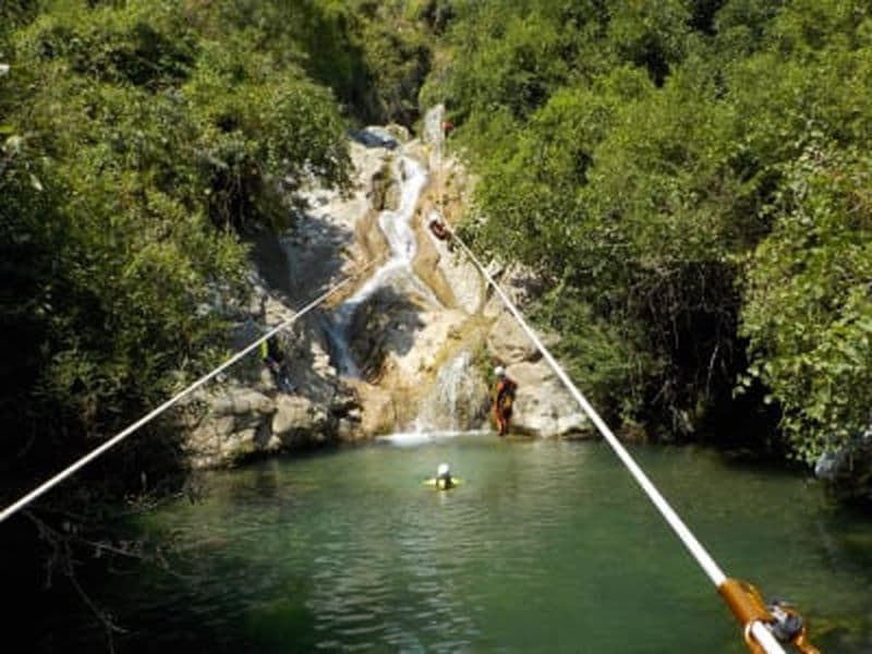 Billet Canyoning dans les gorges de Zarzalones, dans la Sierra de las Nieves, près de Malaga