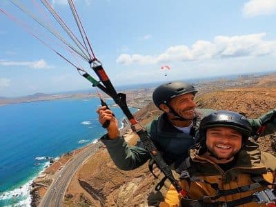 Vol en parapente en tandem au-dessus de Las Palmas, Grande Canarie