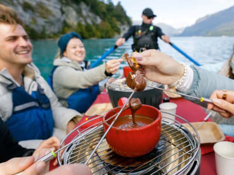 Billet Dégustation de fondue au chocolat en bateau sur le lac de Brienz, Interlaken