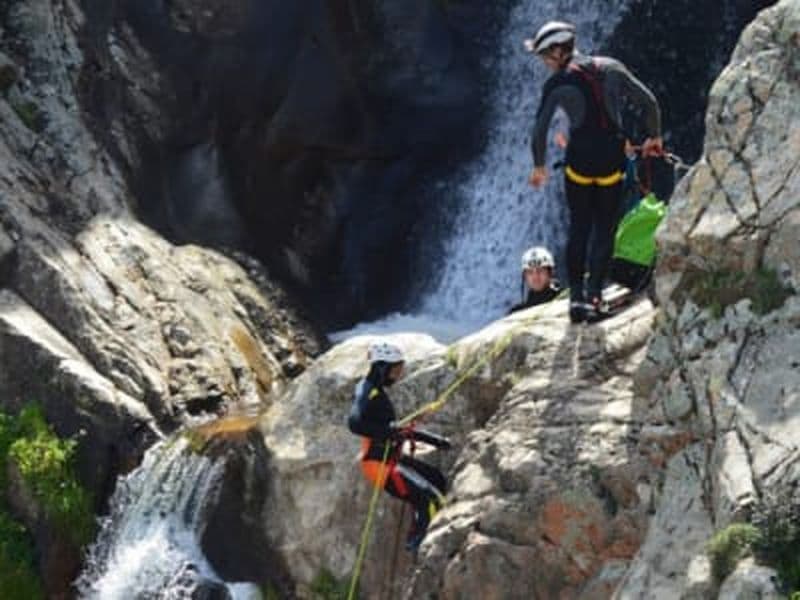 Billet Canyoning débutant sur le Rio Zairi près d'Iglesias, Sardaigne
