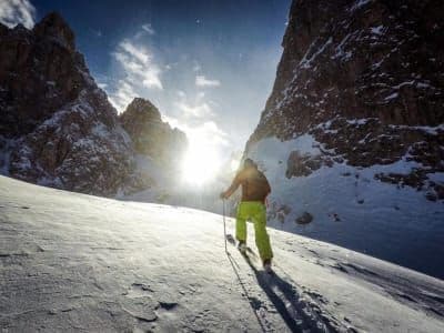 Billet Randonnée à ski Sellaronda dans les Dolomites près de Cortina d'Ampezzo