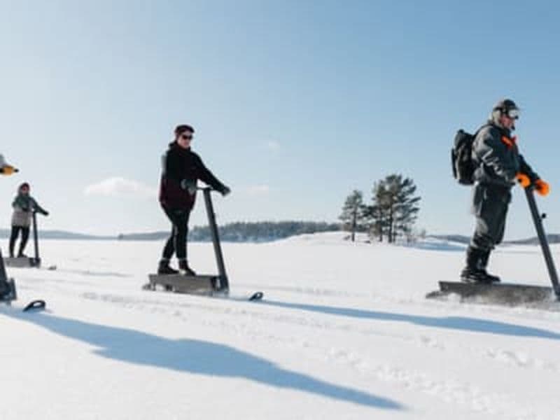 Billet Safari en trottinette de neige électrique au lac Saimaa depuis Puumala