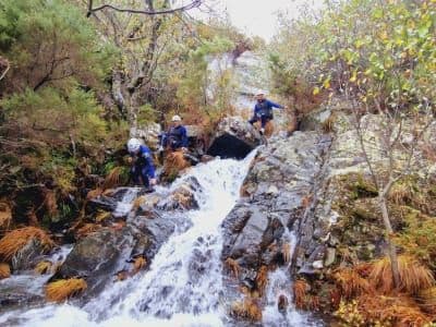 Canyoning à Ribeira das Quelhas, Serra da Lousã, près de Coimbra