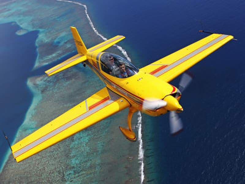 Vol d'initiation voltige aérienne à Tahiti
