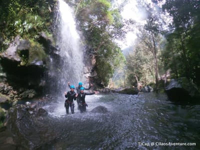 Billet Canyon de Ti Cap dans la rivière Langevin, La Réunion