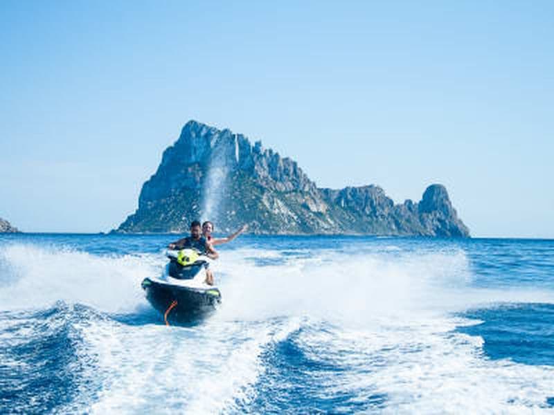Billet Excursion en Jet Ski de San Antoni de Portmany à Es Vedrà, Ibiza