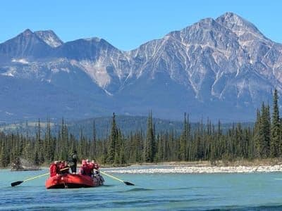 Billet Rafting panoramique sur l'Athabasca dans le Parc national de Jasper, Alberta