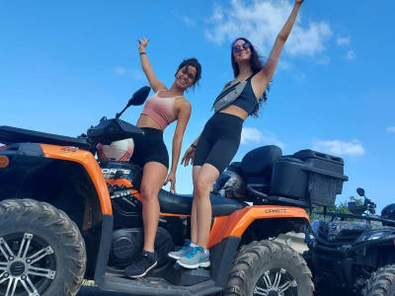 Excursion guidée d'une journée en Crète au départ d'Hersonissos en quad