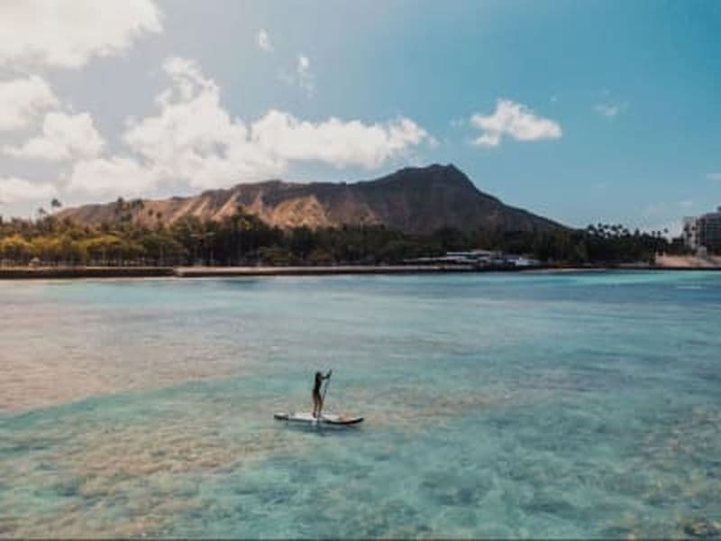 Leçons privées de stand up paddleboard sur la plage de Waikiki, Honolulu