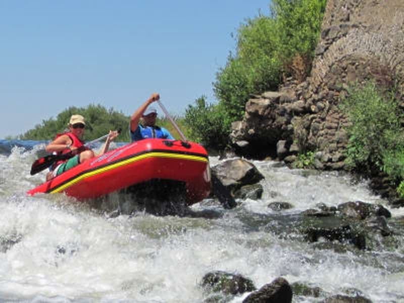 Excursion en rafting sur la rivière Guadiana près de l'Alentejo