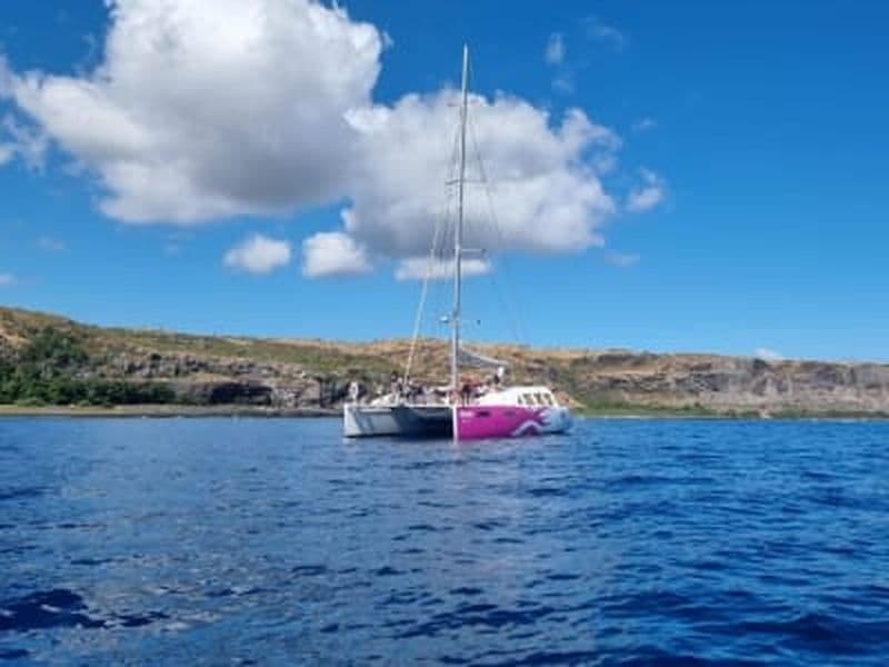Balade en catamaran à La Réunion depuis Le Port avec repas en mer