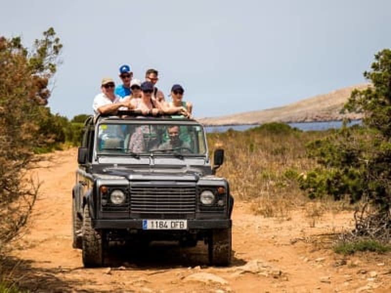 Excursion en jeep depuis Fornells, île de Minorque