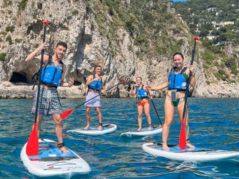 Billet Excursion guidée en Stand Up Paddle autour de l'île de Capri