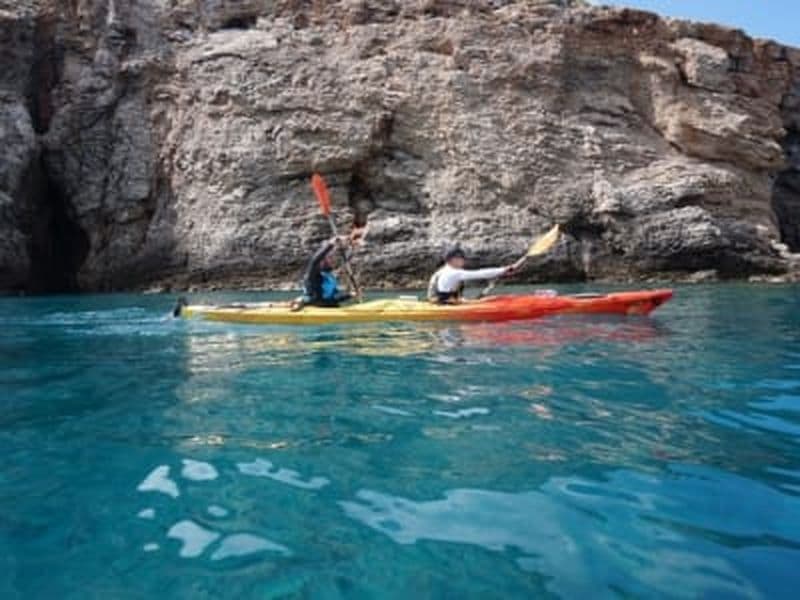 Billet Excursion en kayak de mer depuis la plage de Kopria à Rhodes