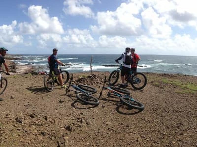 Randonnée VTT sur l'île de La Désirade depuis Saint-François, Guadeloupe