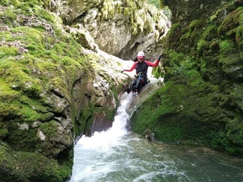 Billet Canyon du Grenant près de Chambéry, Savoie