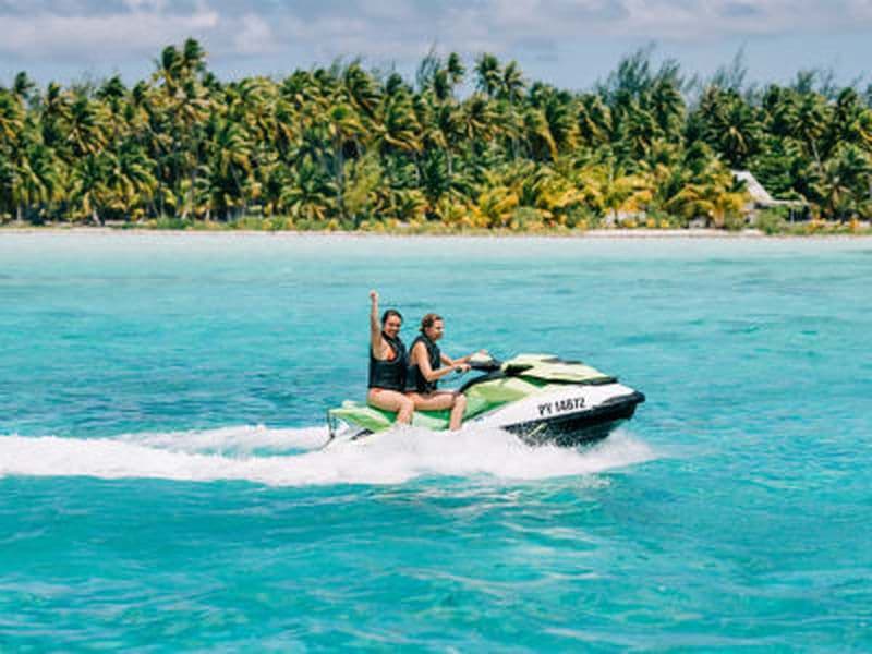 Billet Tour guidé en jet ski sur le lagon de Bora-Bora