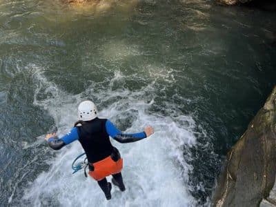 Découverte du canyoning au canyon de l’Eau Rousse depuis La Plagne-Tarentaise