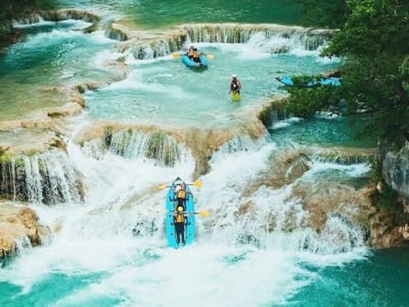Billet Descente en kayak sur la rivière Mreznica et ses cascades, au départ de Slunj