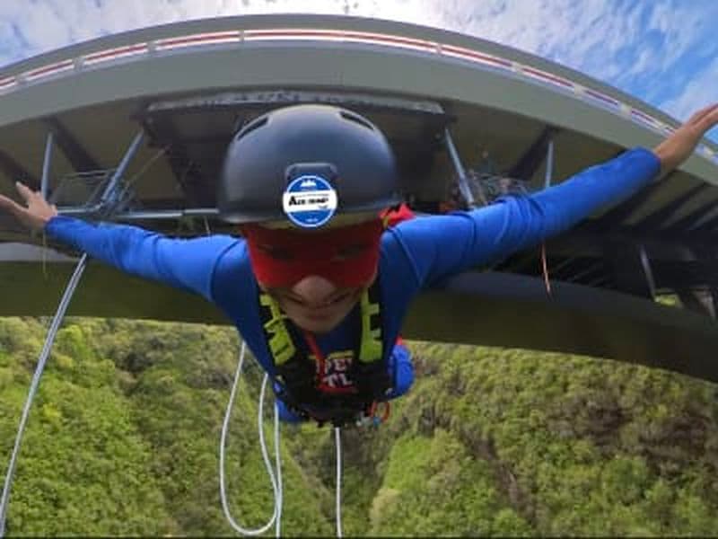 Billet Saut à l’élastique pendulaire de 120 m depuis le viaduc de la ravine Fontaine à Saint-Leu, La Réunion