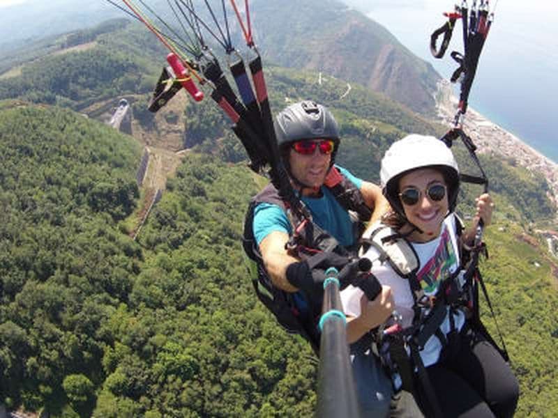 Vol en parapente en tandem à Tropea, Calabra
