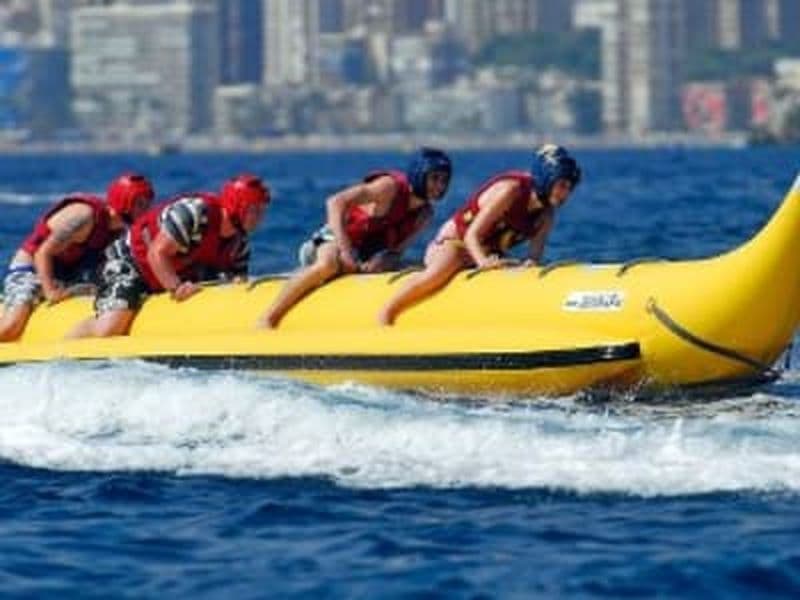 Excursion en bouée banane à Benidorm, Alicante