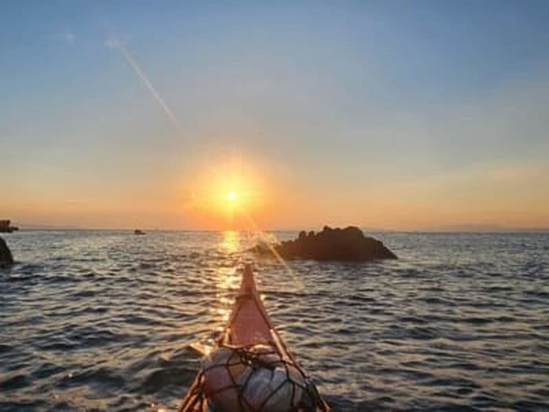 Excursion en kayak de mer au coucher du soleil à Athènes