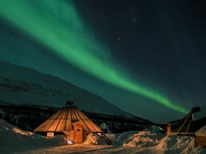 Billet Observation des aurores boréales au Camp Tamok depuis Tromsø