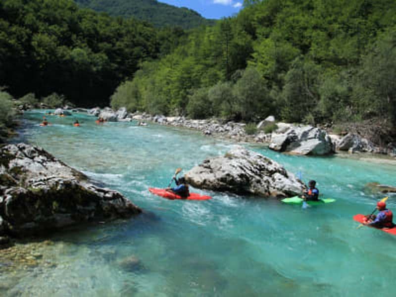 Billet Excursion en kayak sur la rivière Soča à Bovec