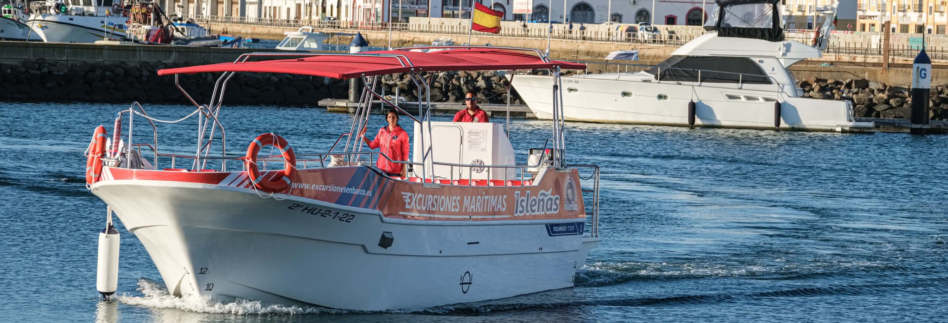 Balade en bateau dans les marais d'Isla Cristina et de Punta del Moral